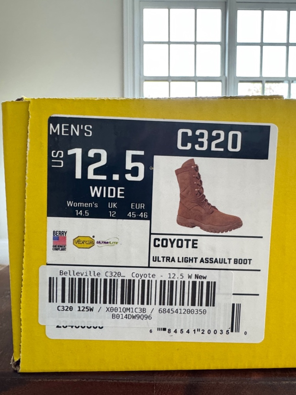 C320 Ultra-Light Assault Boot - Coyote (Men's)